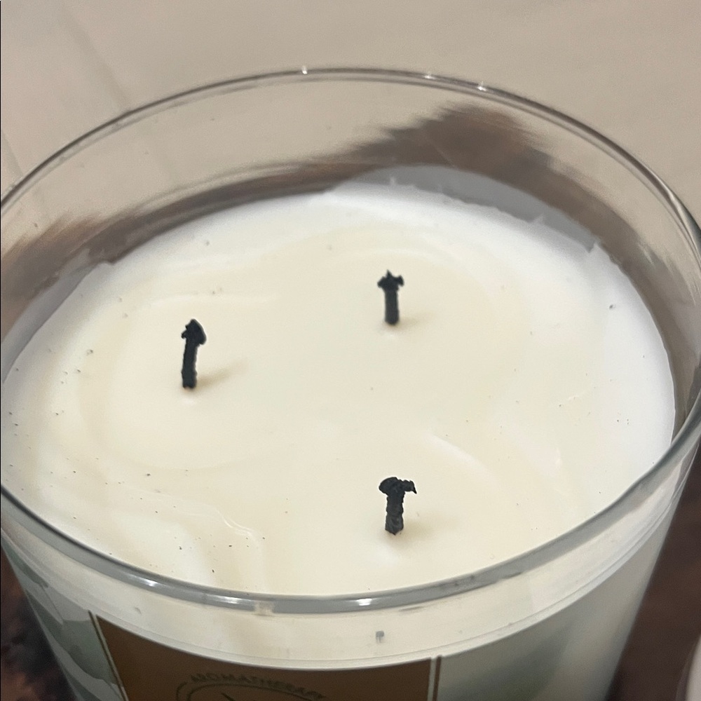 Bath & Body Works Aromatherapy Stress Relief Eucalyptus Spearmint 3 Wick Candle - Picture 3 of 7
